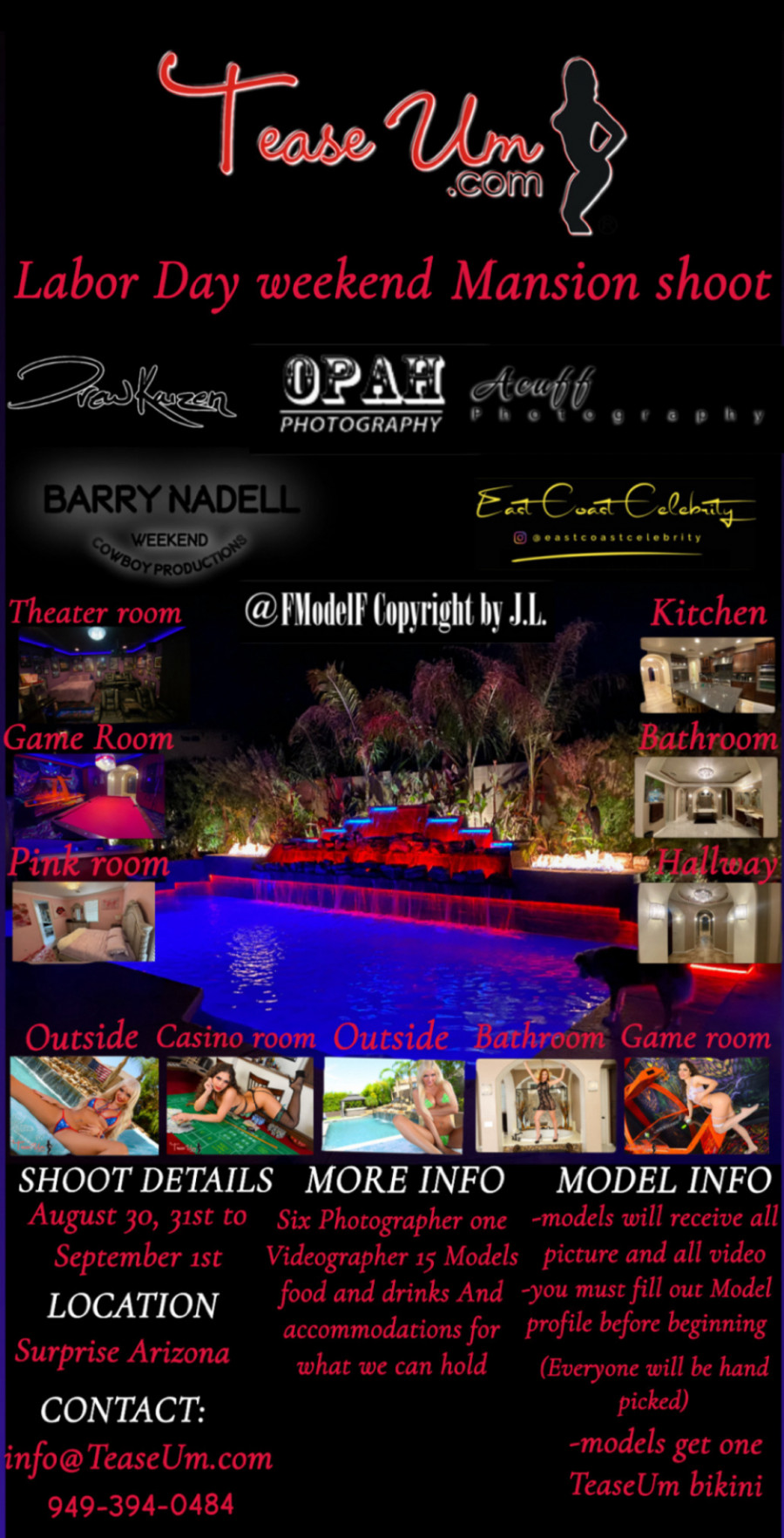 Labor Day Weekend Mansion Shoot
