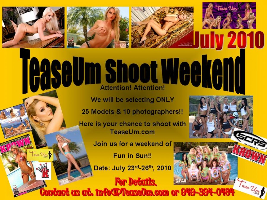 TeaseUm Shoot Weekend Event